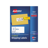 Shipping Labels W- Trueblock Technology, Inkjet Printers, 2 X 4, White, 10-sheet, 100 Sheets-box