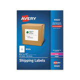 White Shipping Labels-bulk Packs, Inkjet-laser Printers, 8.5 X 11, White, 250-box