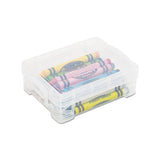 Super Stacker Crayon Box, Clear, 4 3-4 X 3 1-2 X 1 3-5