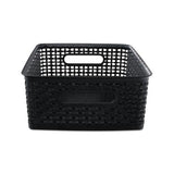 Weave Bins, 14.25 X 10.25 X 4.75, Black, 2-pack