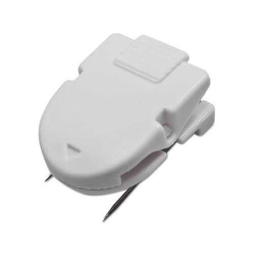 Wall Clips For Fabric Panels, 40 Sheets, White, 4-pack