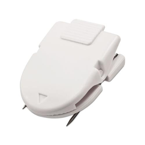 Wall Clips For Fabric Panels, 40 Sheets, White, 50-box