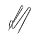 Panel Wall Wire Hooks, Silver, 25 Hooks-pack