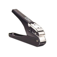 Handheld Badge Punch, 9-16 X 1-8 Horizontal Slot, 1-8"-5-8" Reach, Black-chrome