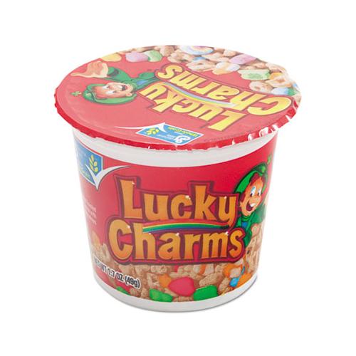 Lucky Charms Cereal, Single-serve 1.73 Oz Cup, 6-pack