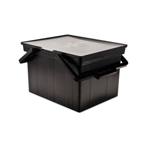 Companion Portable File, Letter-legal Files, 17" X 14" X 11", Black