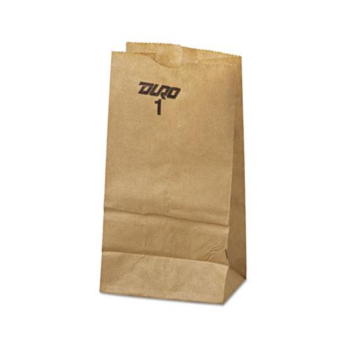 Grocery Paper Bags, 30 Lbs Capacity, #1, 3.5"w X 2.38"d X 6.88"h, Kraft, 500 Bags