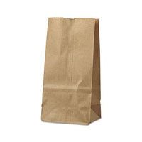 Grocery Paper Bags, 30 Lbs Capacity, #2, 4.31"w X 2.44"d X 7.88"h, Kraft, 500 Bags