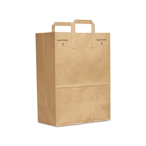 Grocery Paper Bags, 70 Lbs Capacity, 1-6 Bbl, 12"w X 7"d X 17"h, Kraft, 300 Bags