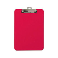 Unbreakable Recycled Clipboard, 1-4" Capacity, 8 1-2 X 11, Red