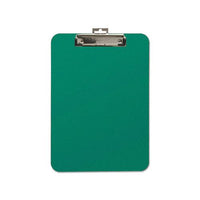 Unbreakable Recycled Clipboard, 1-4" Capacity, 9 X 12 1-2, Green