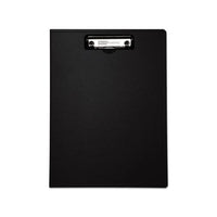 Portfolio Clipboard With Low-profile Clip, 1-2" Capacity, 8 1-2 X 11, Black