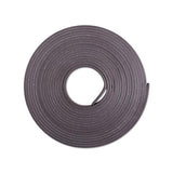 Adhesive-backed Magnetic Tape, Black, 1-2" X 10ft, Roll