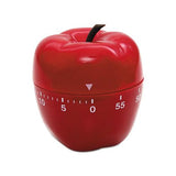 Shaped Timer, 4" Dia., Red Apple