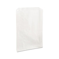 Grease-resistant Single-serve Bags, 6.5" X 8", White, 2,000-carton