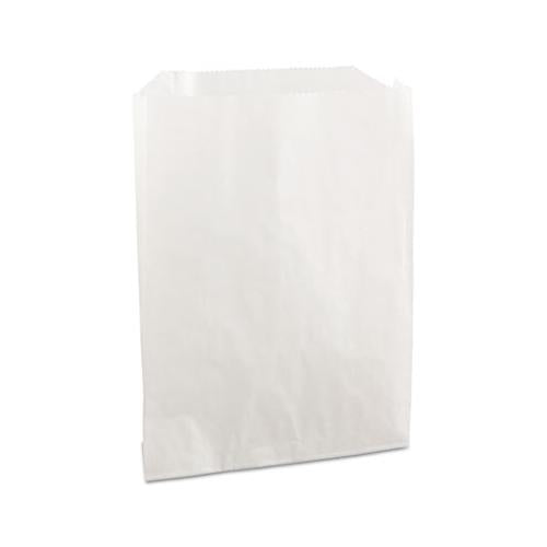 Grease-resistant Single-serve Bags, 6" X 7.25", White, 2,000-carton