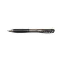 Bu3 Retractable Ballpoint Pen, Bold 1 Mm, Black Ink-barrel, Dozen