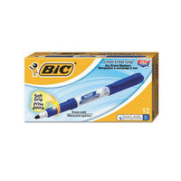 Intensity Low Odor Dry Erase Marker, Fine Bullet Tip, Blue, Dozen