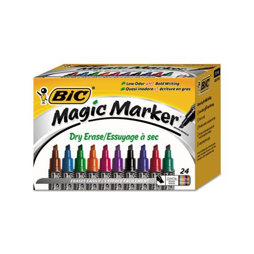 Intensity Tank-style Advanced Dry Erase Marker, Broad Bullet Tip, Assorted, 24-pack