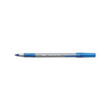 Round Stic Grip Xtra Comfort Stick Ballpoint Pen, 0.8mm, Blue Ink, Gray Barrel, Dozen