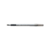 Round Stic Grip Xtra Comfort Stick Ballpoint Pen, 0.8mm, Black Ink, Gray Barrel, Dozen