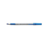 Round Stic Grip Xtra Comfort Stick Ballpoint Pen Value Pack, 1.2mm, Blue Ink, Gray Barrel, 36-pack