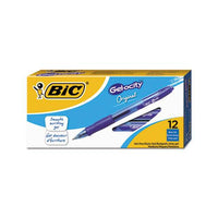 Gel-ocity Retractable Gel Pen, 0.7 Mm, Blue Ink, Translucent Blue Barrel, Dozen