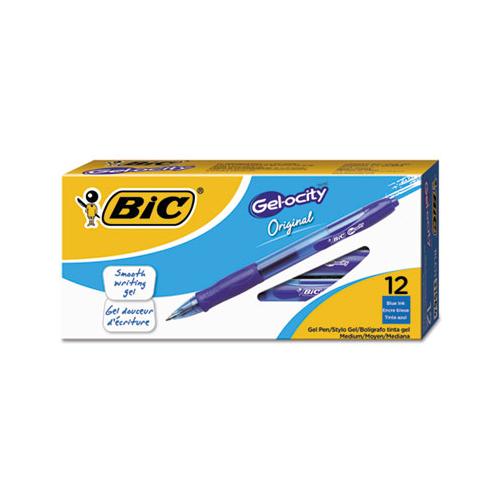 Gel-ocity Retractable Gel Pen, 0.7 Mm, Blue Ink, Translucent Blue Barrel, Dozen