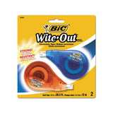Wite-out Ez Correct Correction Tape, Non-refillable, 1-6" X 472", 2-pack