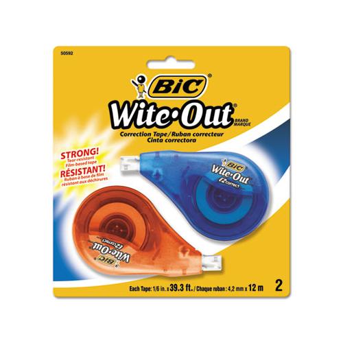 Wite-out Ez Correct Correction Tape, Non-refillable, 1-6" X 472", 2-pack