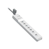Home-office Surge Protector, 7 Outlets, 12 Ft Cord, 2160 Joules, White