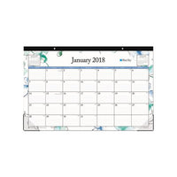 Lindley Desk Pad, 17 X 11, Clear Corners, 2021