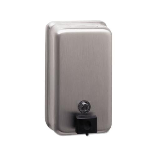 Classicseries Surface-mounted Soap Dispenser, 40 Oz, 4.75" X 3.5" X 8.13", Stainless Steel