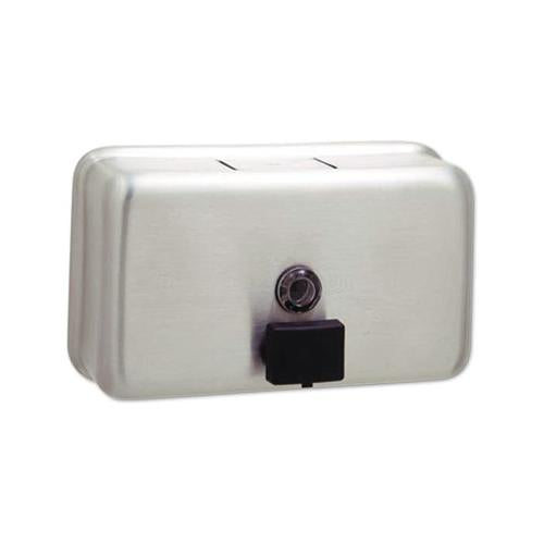Classicseries Surface-mounted Liquid Soap Dispenser, 40 Oz, 8.13" X 2.75" X 4.75", Stainless Steel