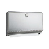 Surface-mounted Paper Towel Dispenser, 10.75 X 4 X 7.13, Stainless Steel