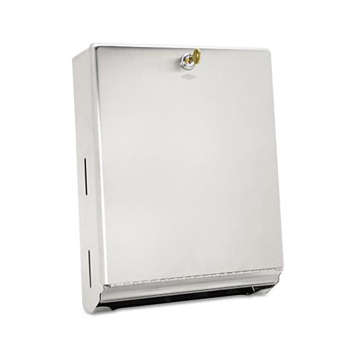 Surface-mounted Paper Towel Dispenser, 10.75 X 4 X 14, Stainless Steel