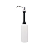 Contura Lavatory-mounted Soap Dispenser, 34 Oz, 3.31" X 4" X 17.63", Chrome-stainless Steel