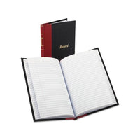 Record-account Book, Black-red Cover, 144 Pages, 5 1-4 X 7 7-8