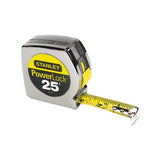 Powerlock Ii Power Return Rule, 1" X 25ft, Chrome-yellow