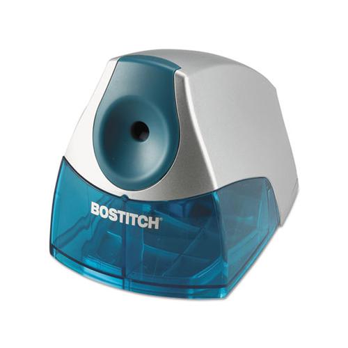 Personal Electric Pencil Sharpener, Ac-powered, 4.25" X 8.4" X 4", Blue