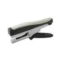 Standard Plier Stapler, 20-sheet Capacity, 0.25" Staples, 2.5" Throat, Black-gray