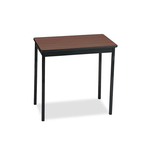 Utility Table, Rectangular, 30w X 18d X 30h, Walnut-black