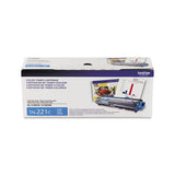 Tn221c Toner, 1400 Page-yield, Cyan