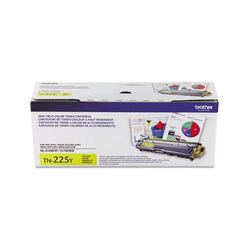 Tn225y High-yield Toner, 2200 Page-yield, Yellow