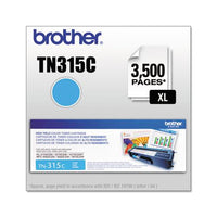 Tn315c High-yield Toner, 3500 Page-yield, Cyan