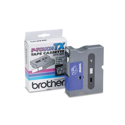 Tx Tape Cartridge For Pt-8000, Pt-pc, Pt-30-35, 0.7" X 50 Ft, Black On Clear