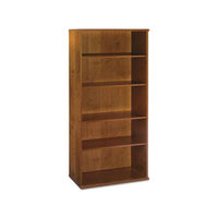 Series C Collection 36w 5 Shelf Bookcase, Natural Cherry