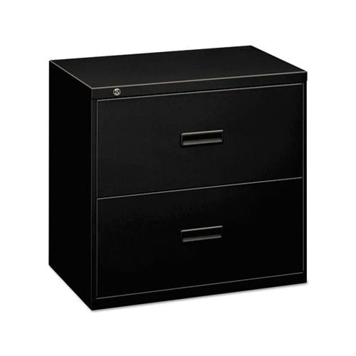 400 Series Two-drawer Lateral File, 30w X 18d X 28h, Black