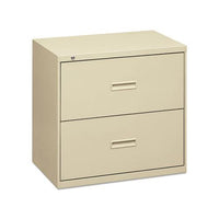 400 Series Two-drawer Lateral File, 36w X 18d X 28h, Putty