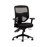 Vl532 Mesh High-back Task Chair, Supports Up To 250 Lbs., Black Seat-black Back, Black Base